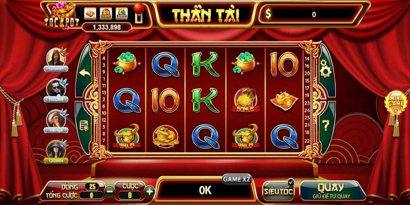 Game Thần Tài Đến ở 8US có nhiều tính năng thông minh 