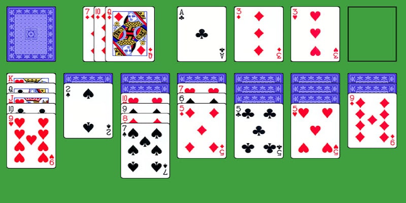 Cách chơi solitaire bằng cách xếp các bộ đồng chất lớn