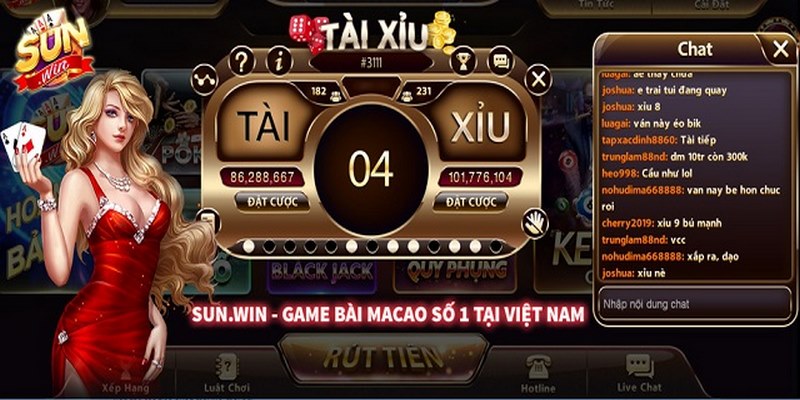 Trong một phiên live Tài Xỉu có rất nhiều cửa cược